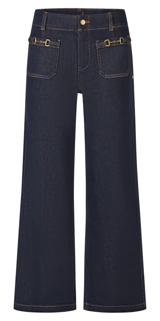 Buena Vista Damen Jeans Wide Leg Chain