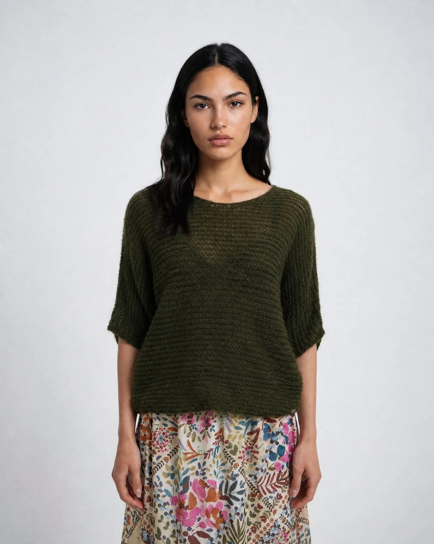 Hairy Boatneck Pullover