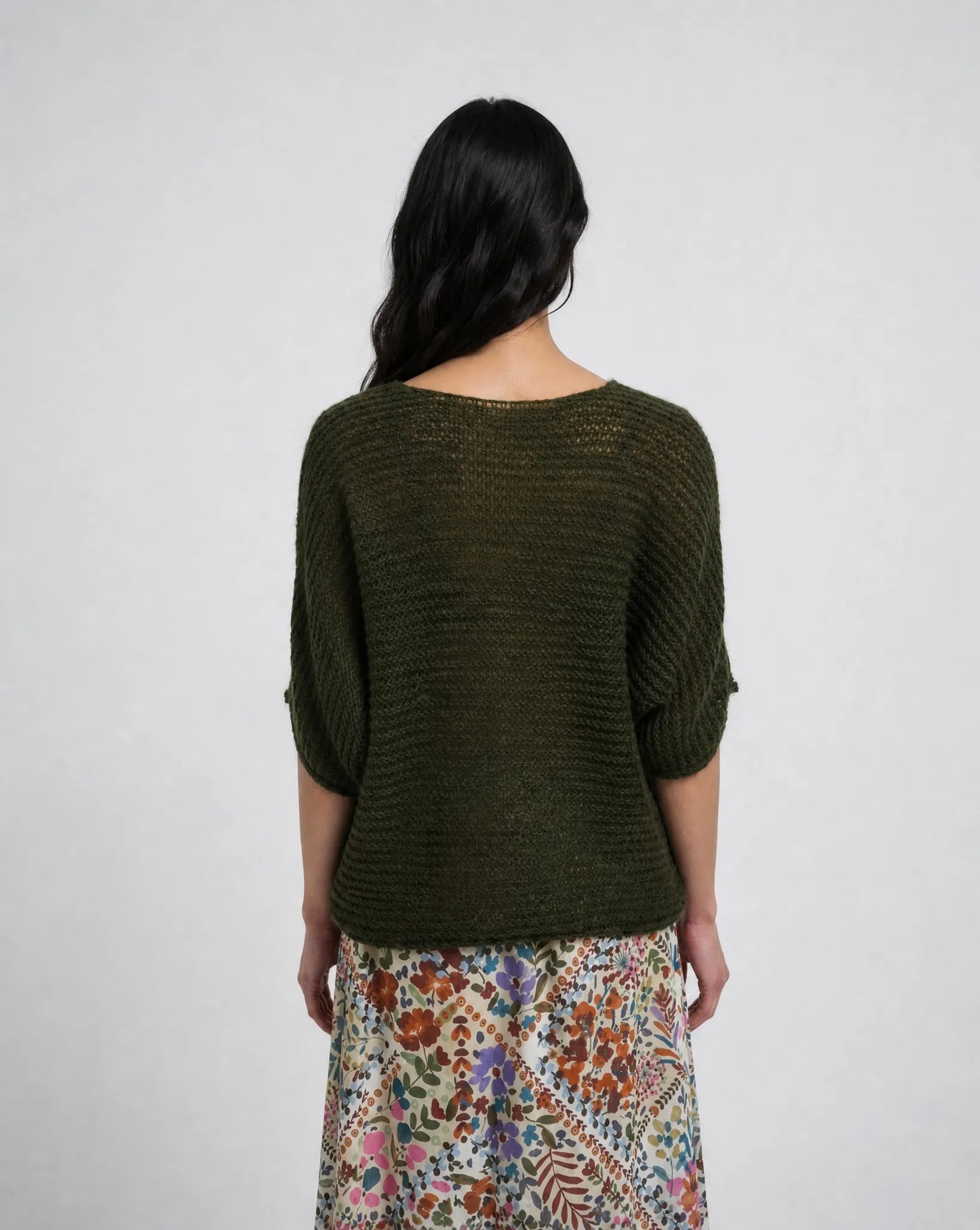 Hairy Boatneck Pullover