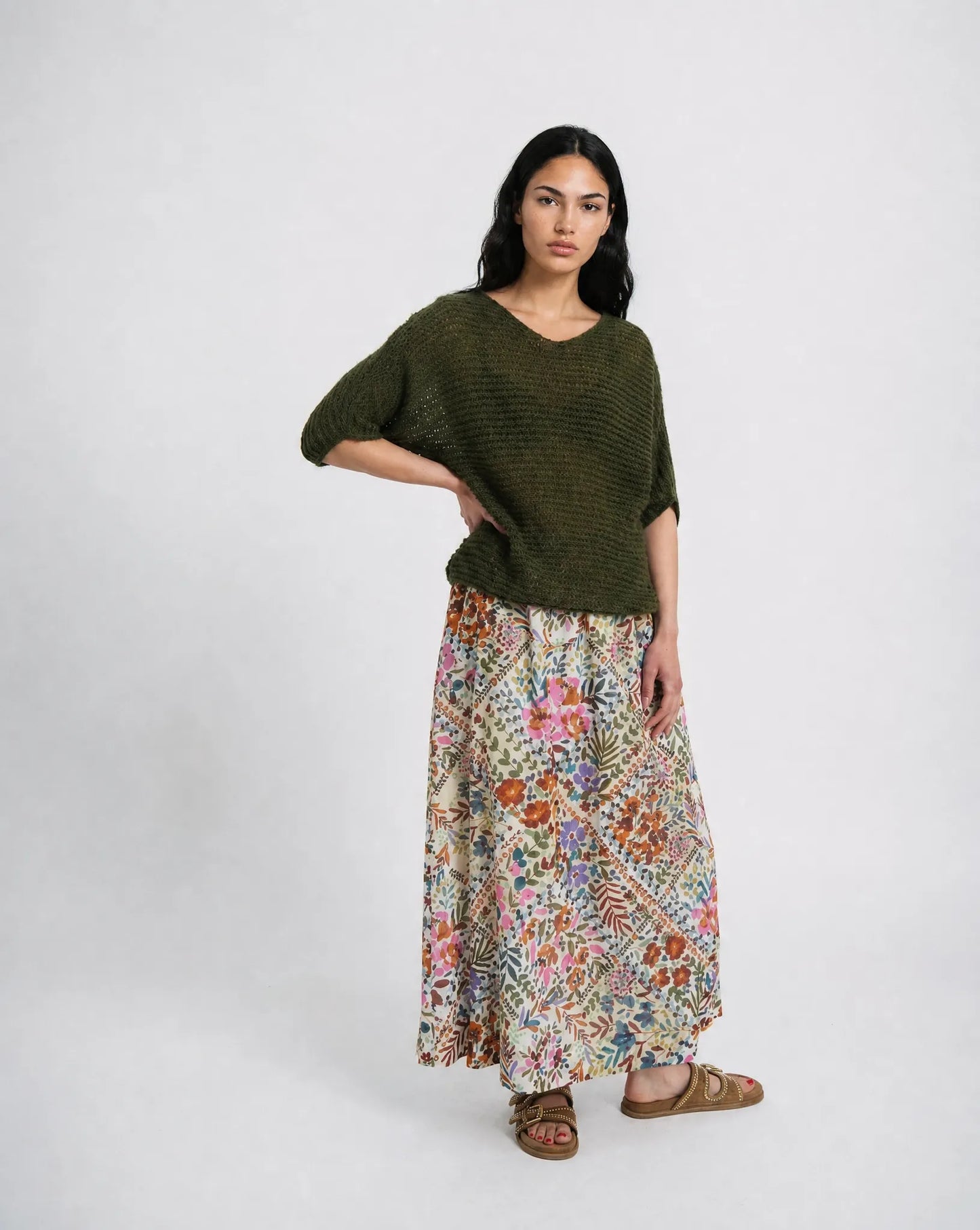 Hairy Boatneck Pullover
