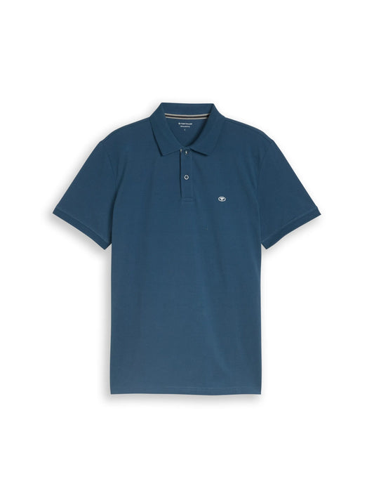 Tom Tailor – Piqué Poloshirt mit Logo-Stickerei