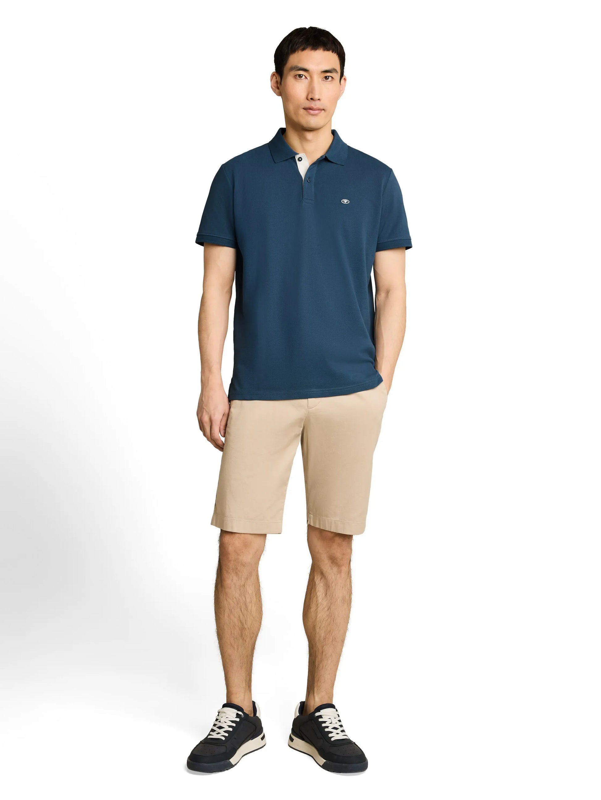Piqué Poloshirt mit Logo-Stickerei