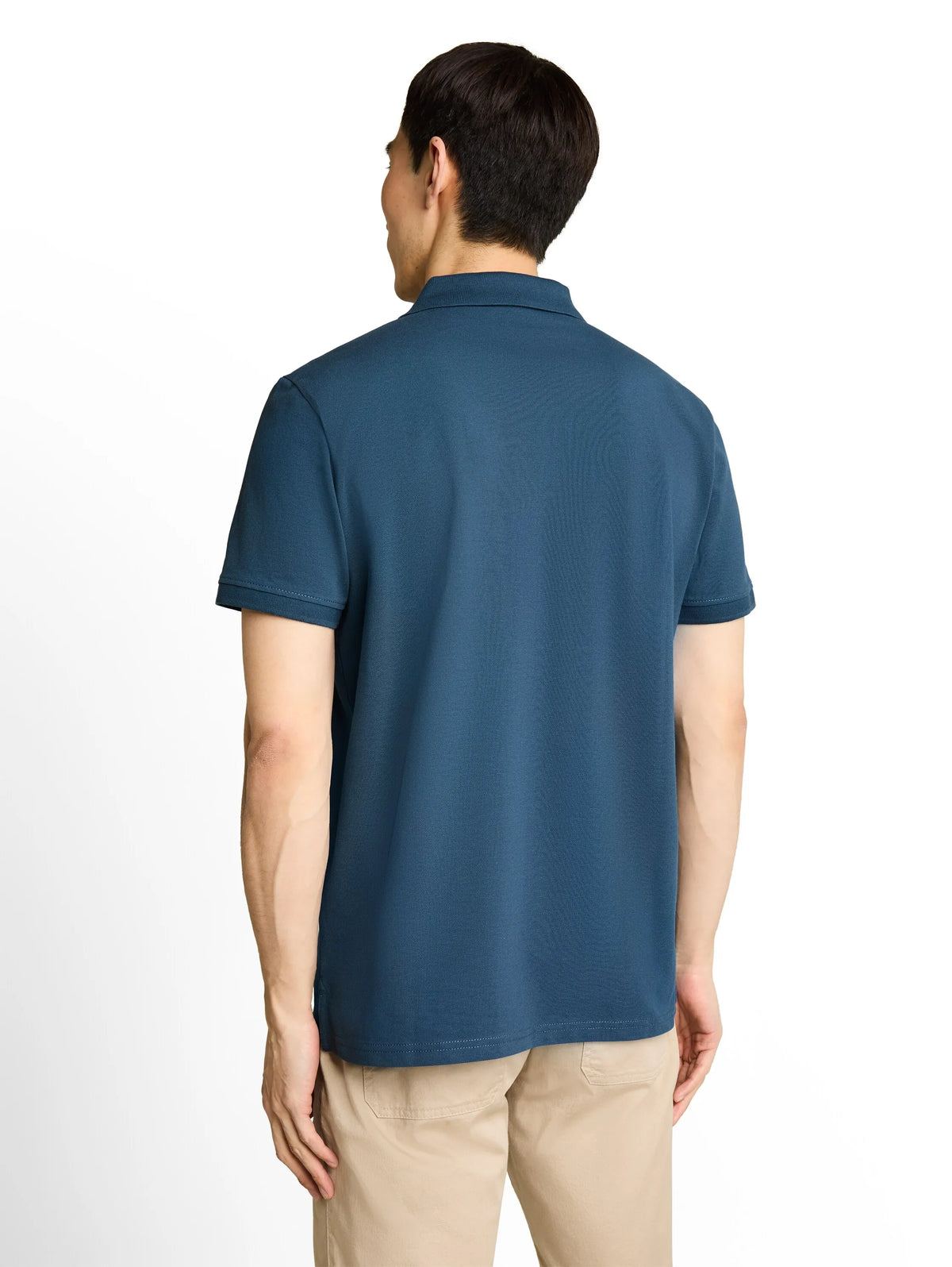 Tom Tailor – Piqué Poloshirt mit Logo-Stickerei