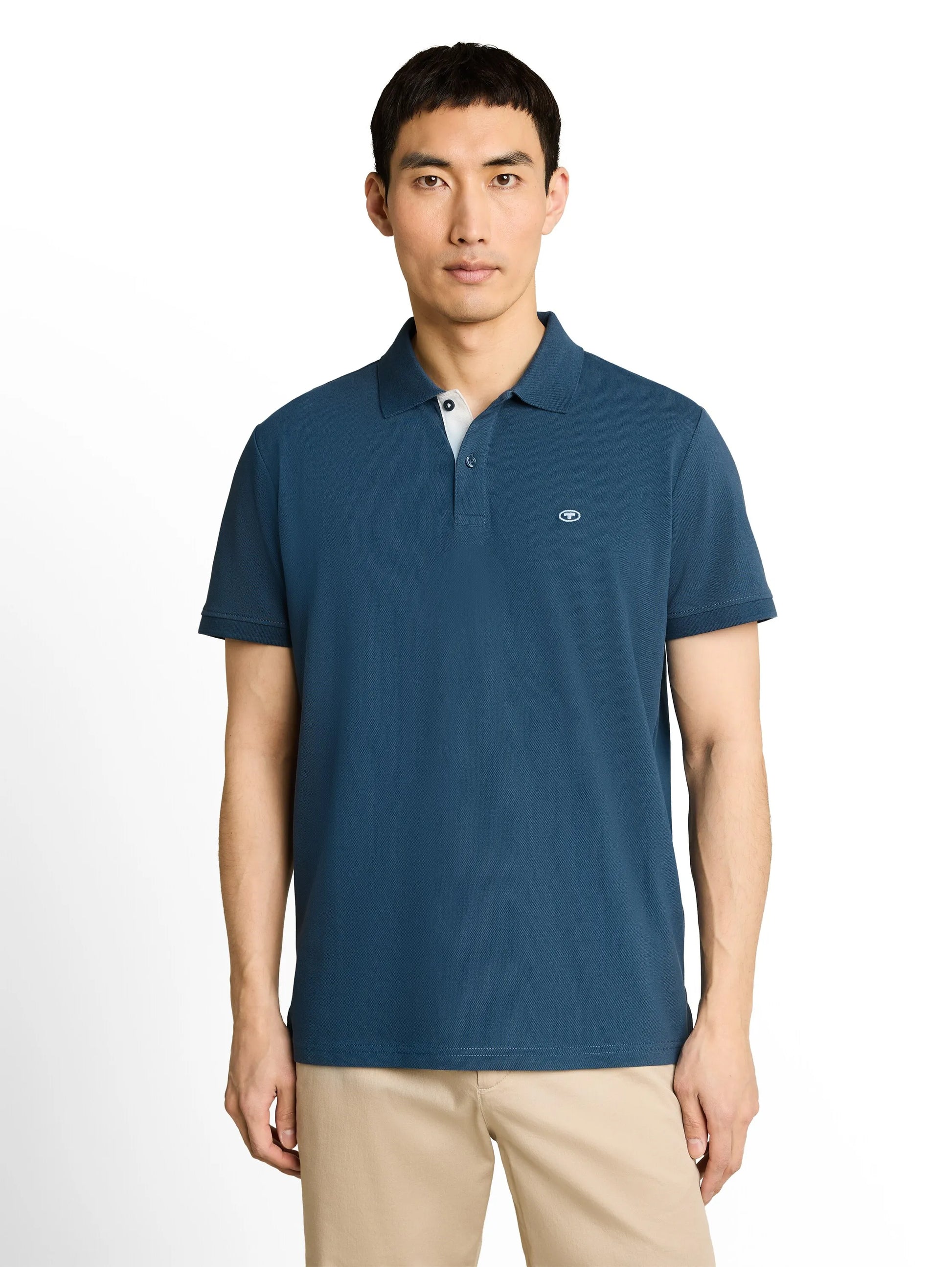 Piqué Poloshirt mit Logo-Stickerei
