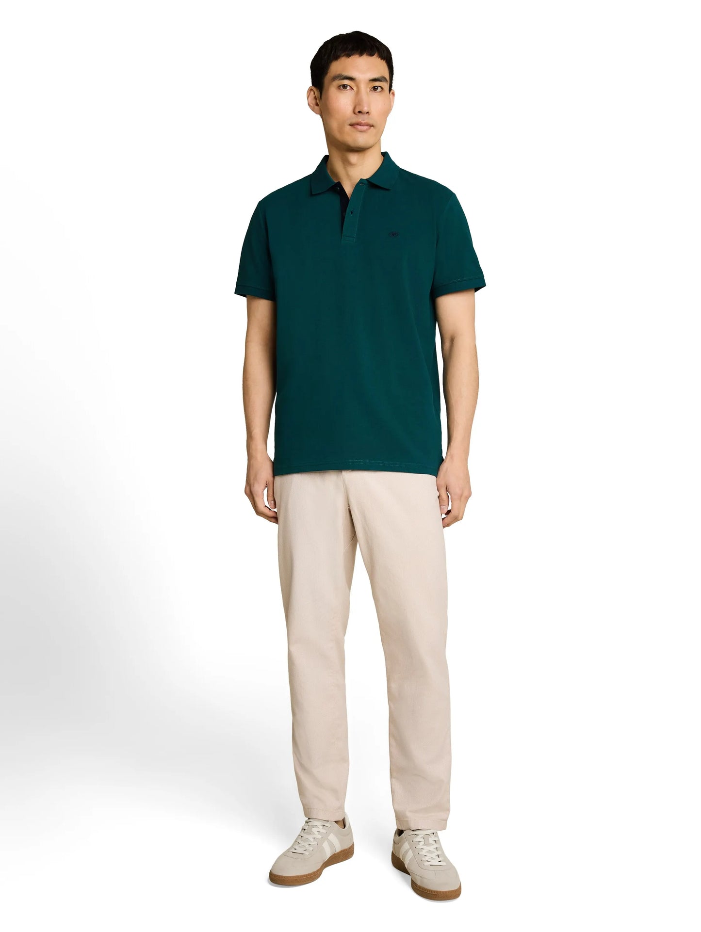 Piqué Poloshirt mit Logo-Stickerei