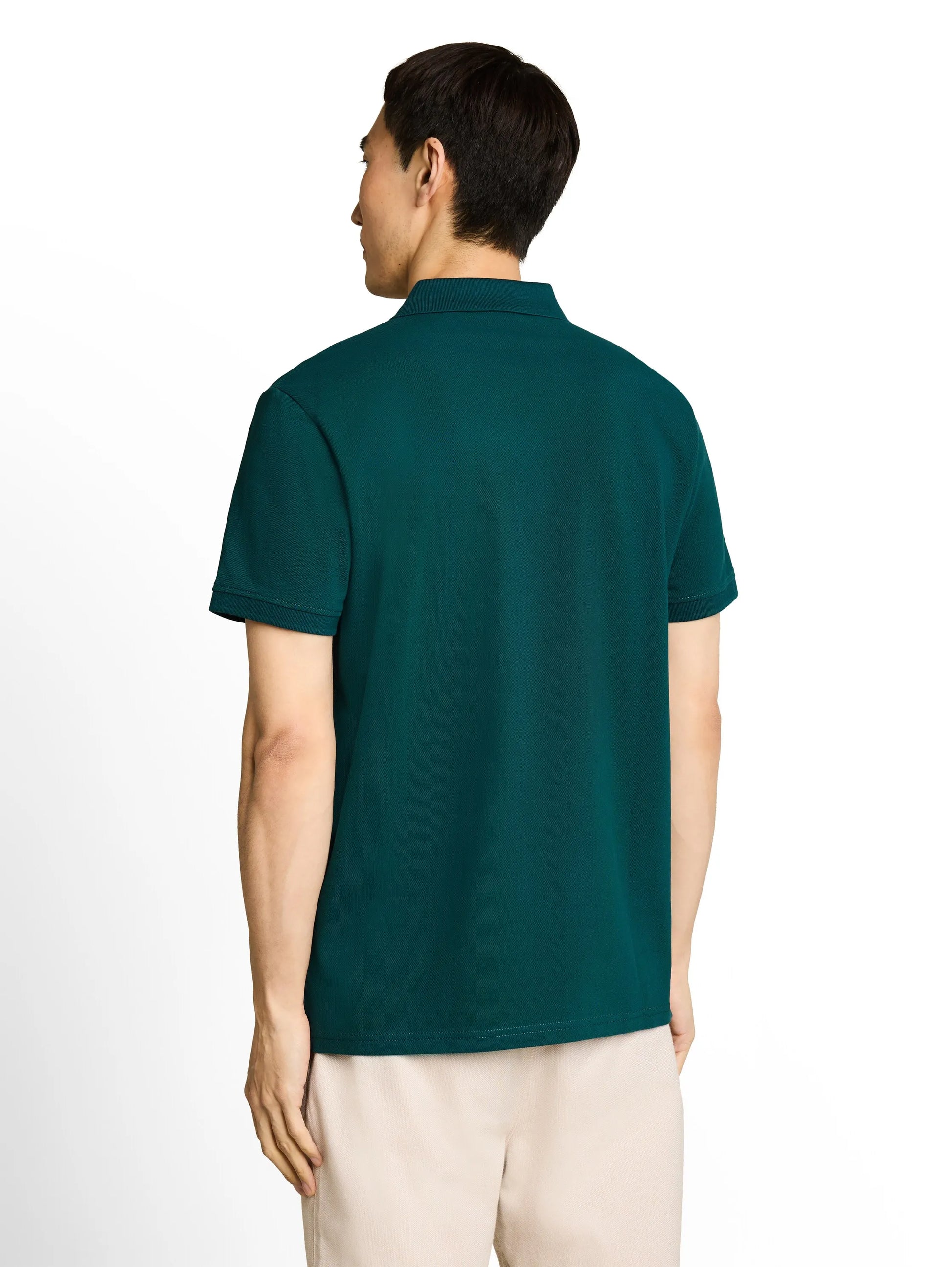 Tom Tailor – Piqué Poloshirt mit Logo-Stickerei