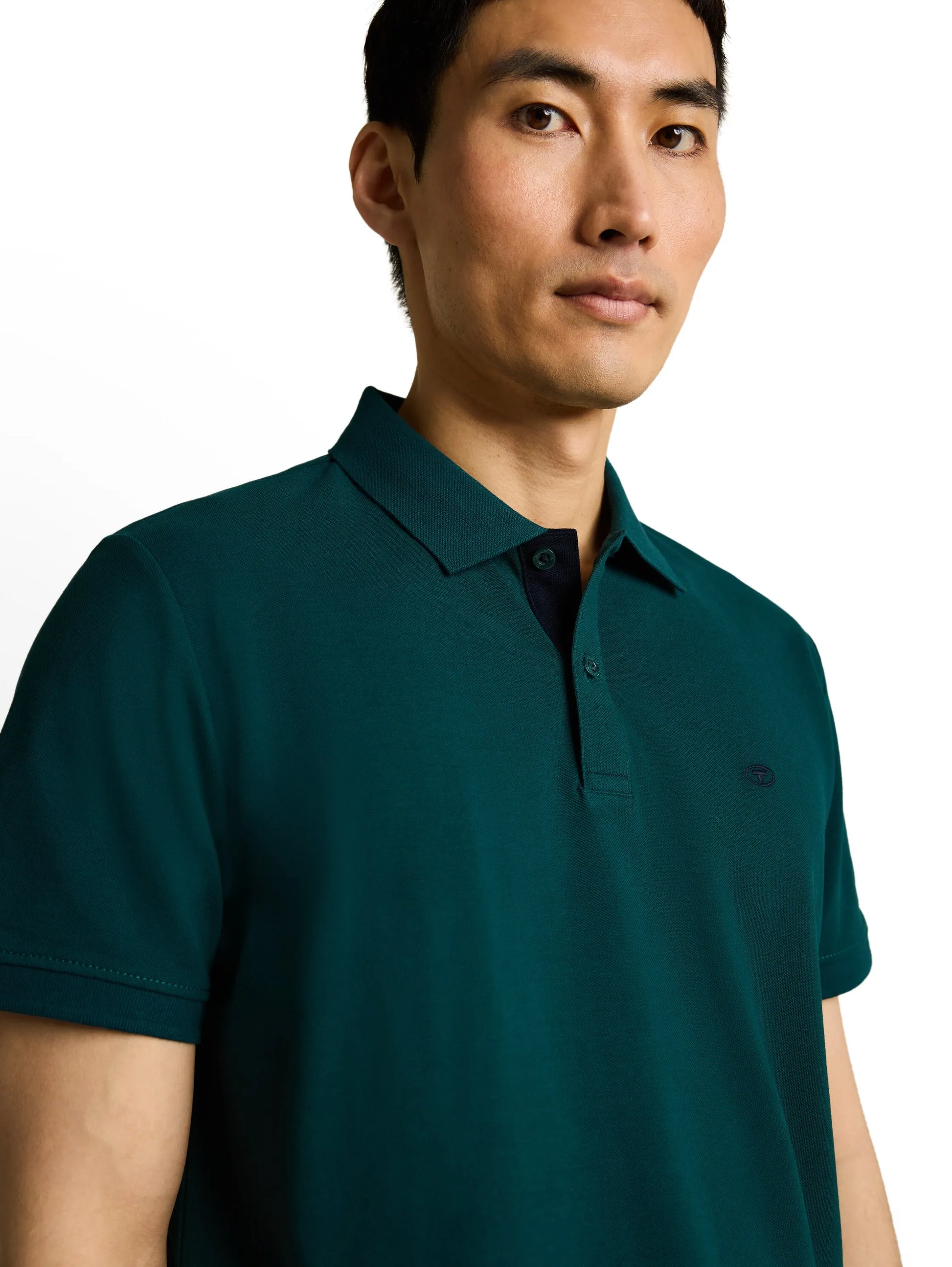 Piqué Poloshirt mit Logo-Stickerei