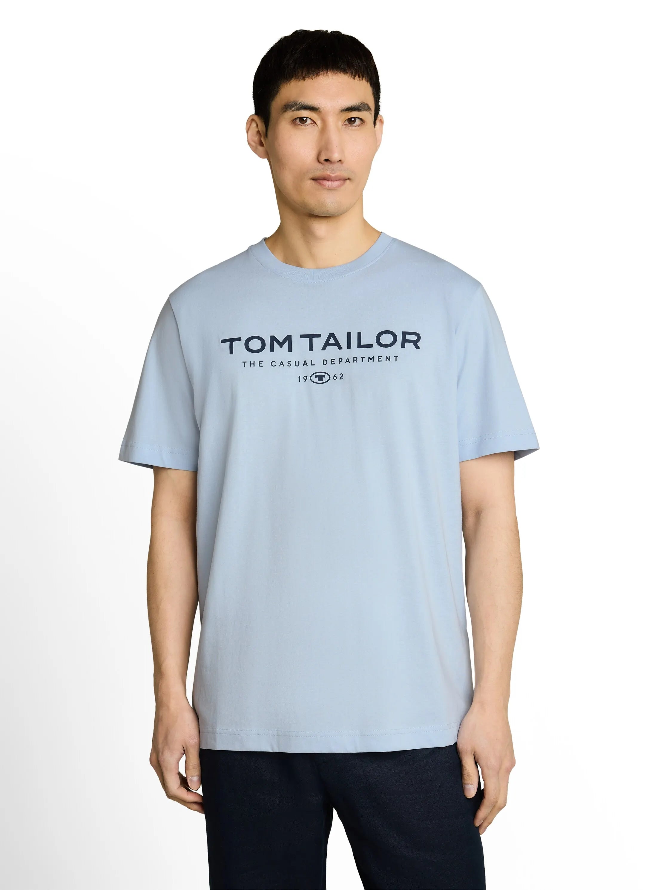 Tom Tailor – T-Shirt aus Baumwolle mit Logo-Print