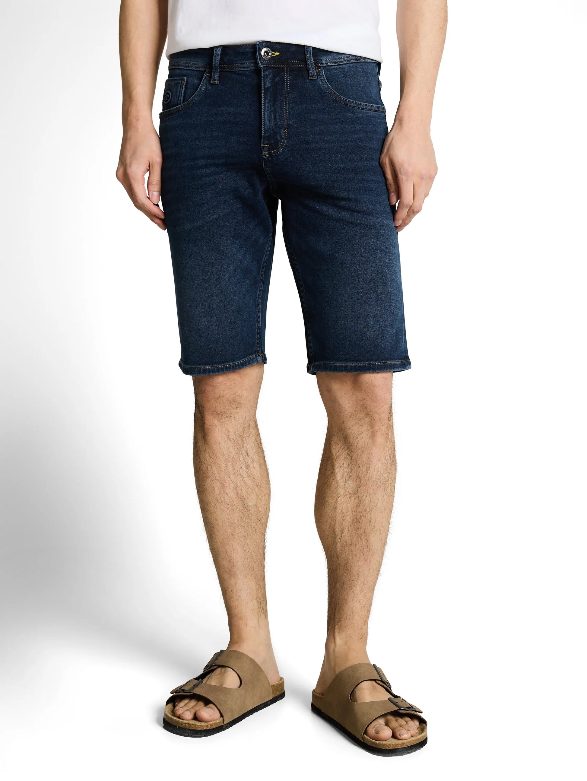 TTJOSH REGULAR SLIM Jeans Shorts mit Superstretch