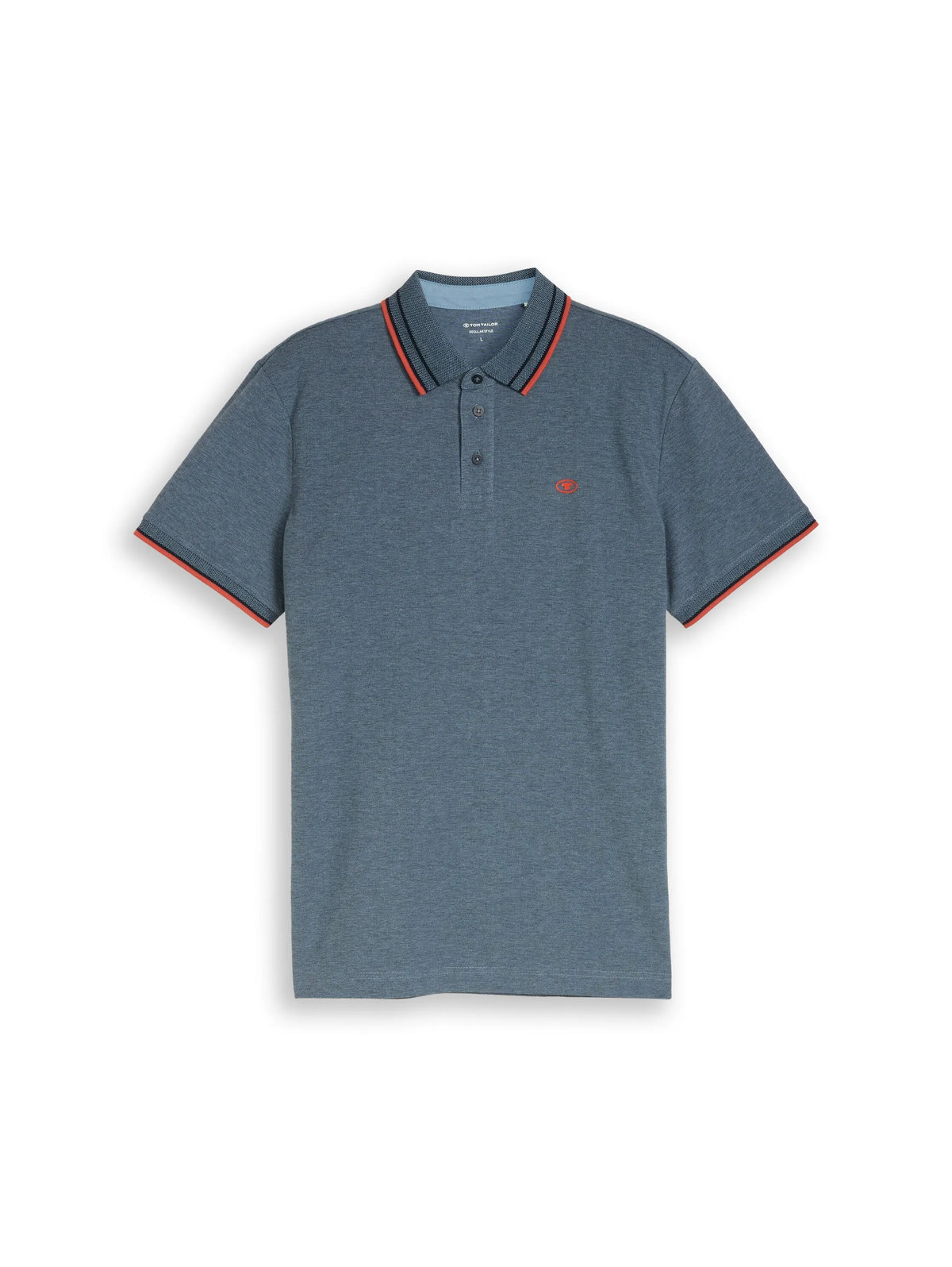 Tom Tailor – Piqué Poloshirt mit Logo-Print