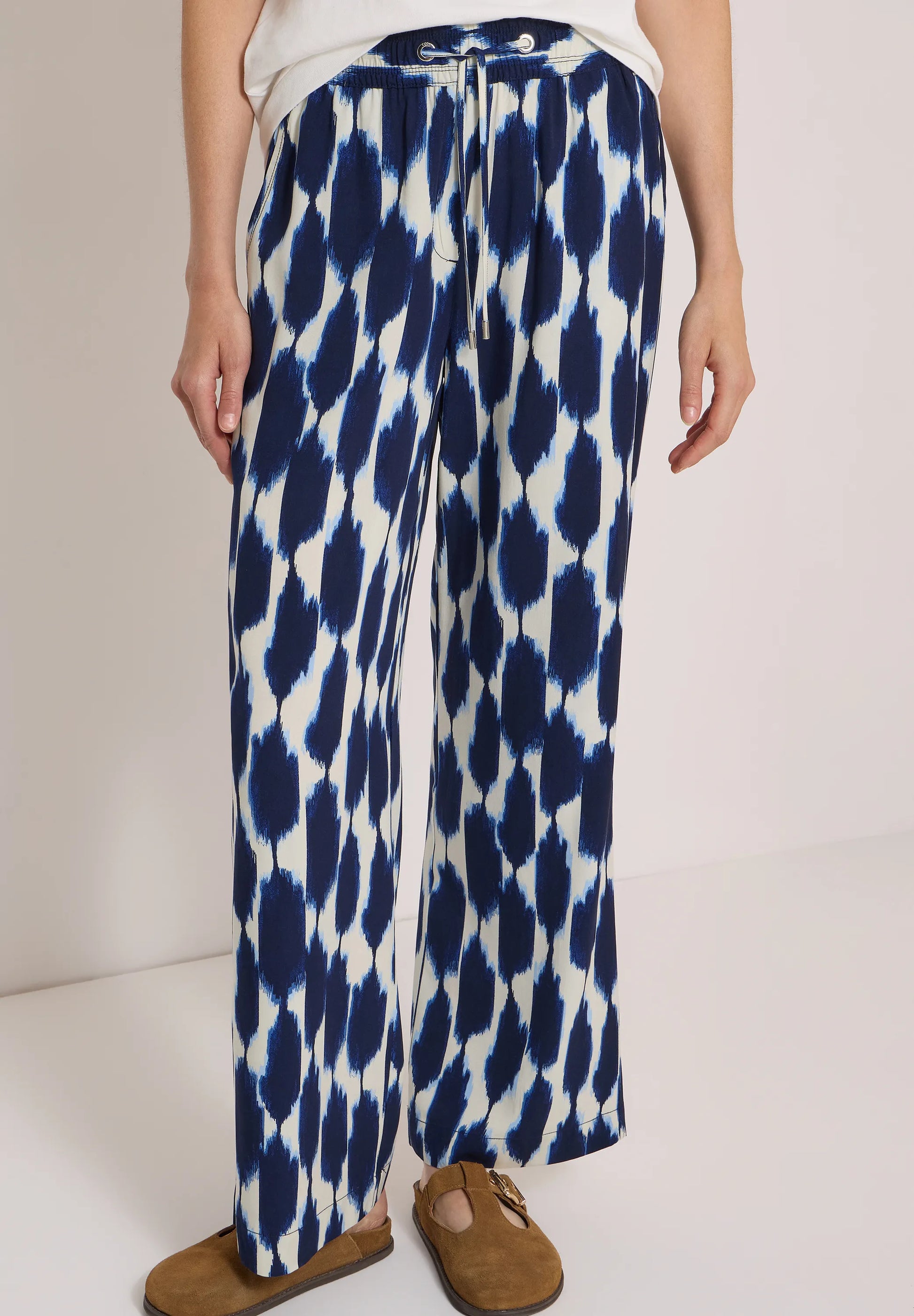 High Waist Wide Leg Hose im Loose Fit