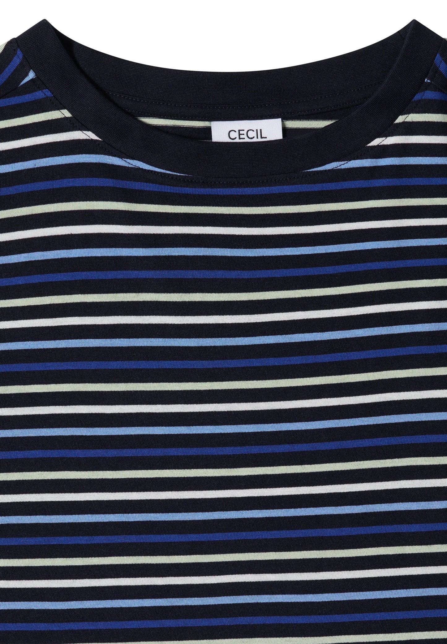 T-Shirt mit Multicolor Streifen