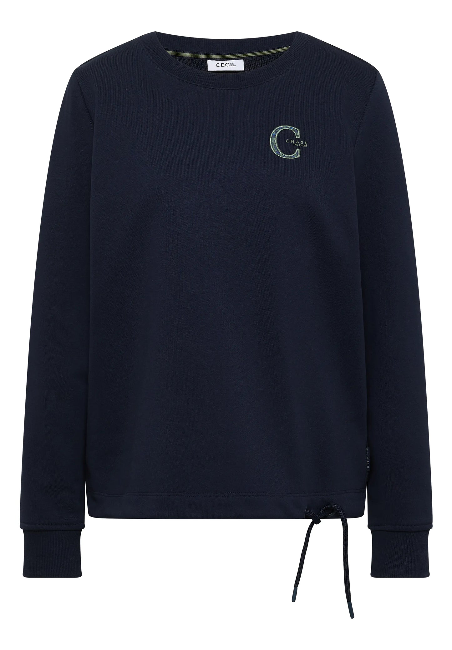 Sweatshirt mit Rundhals und Tunnelzug