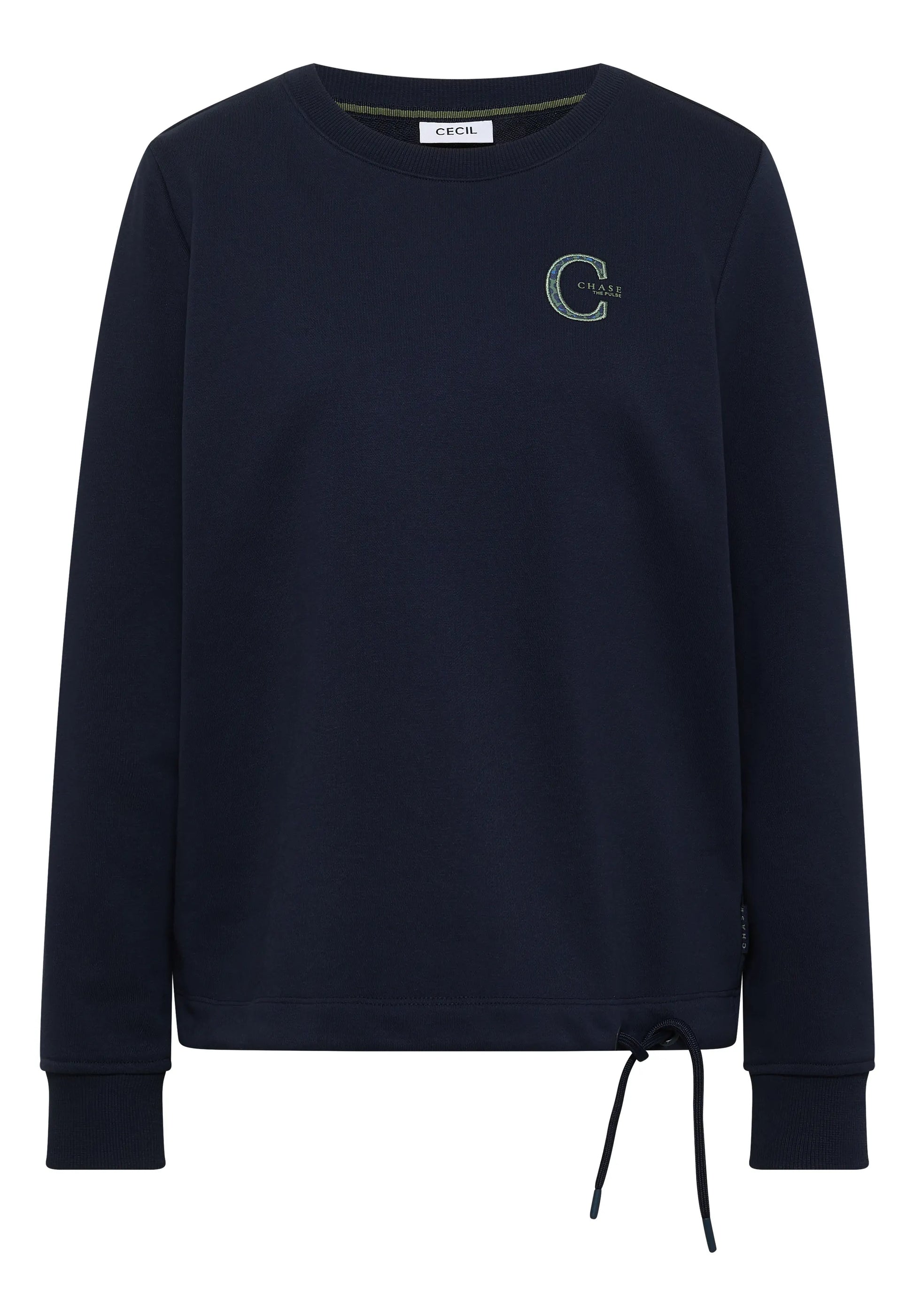 Sweatshirt mit Rundhals und Tunnelzug