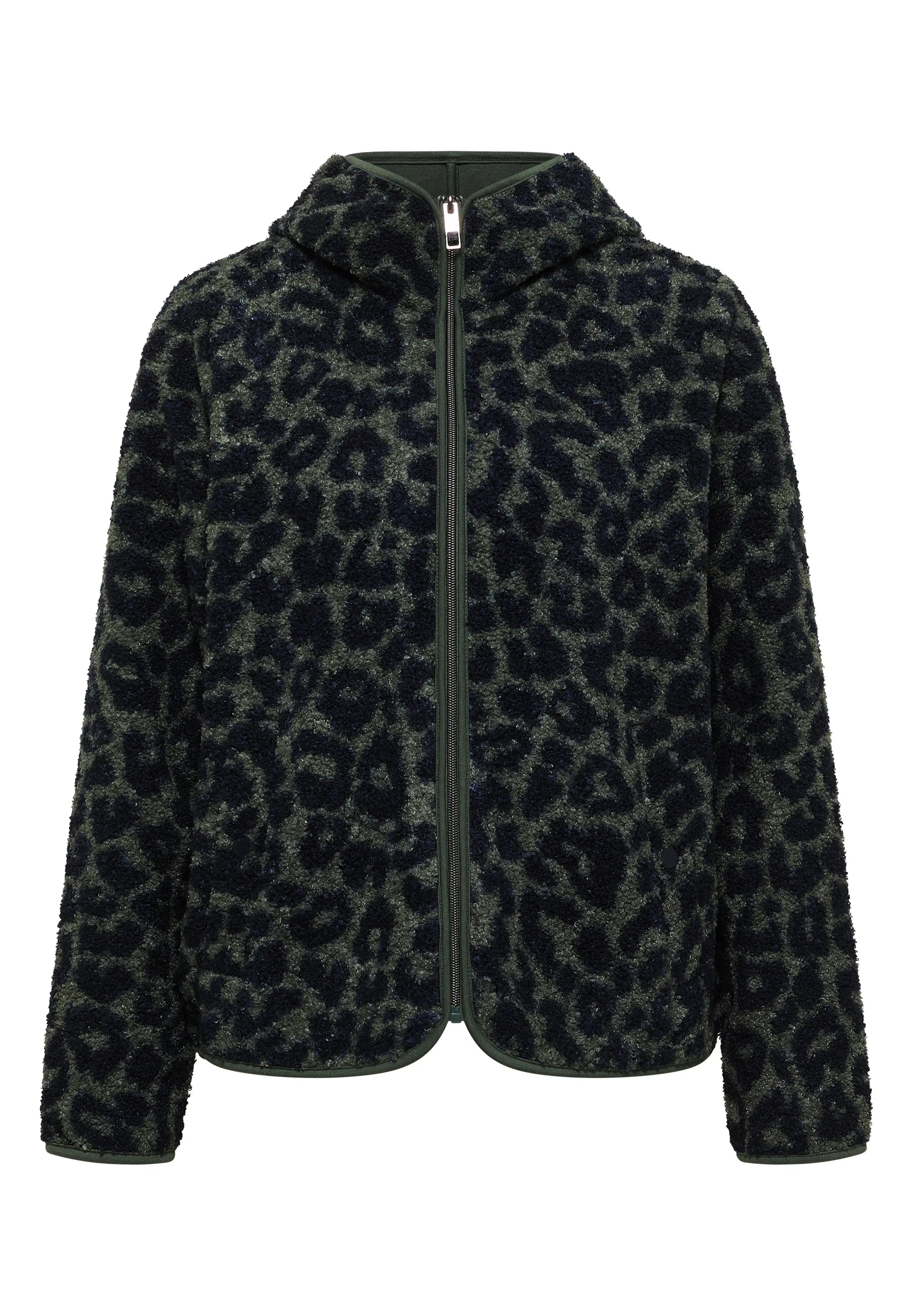 Cecil – Cecil Damen Teddyjacke Leo-Muster