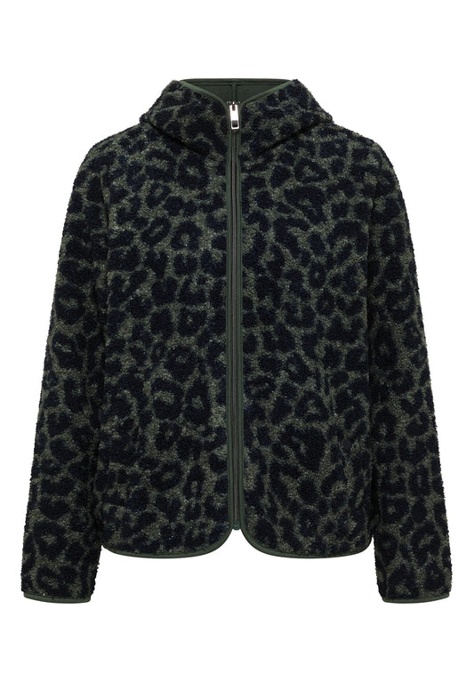 Cecil – Cecil Damen Teddyjacke Leo-Muster