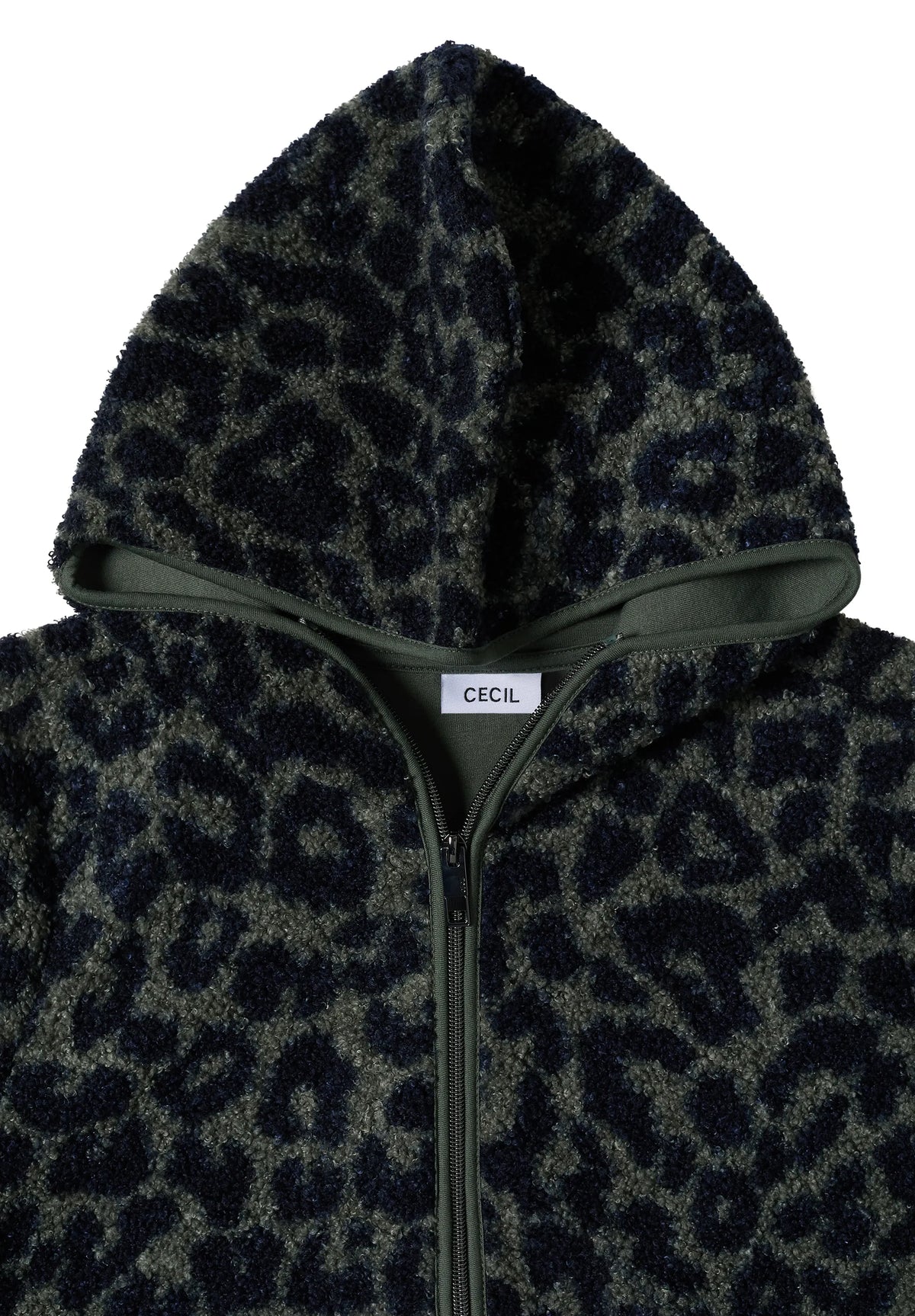 Cecil – Cecil Damen Teddyjacke Leo-Muster