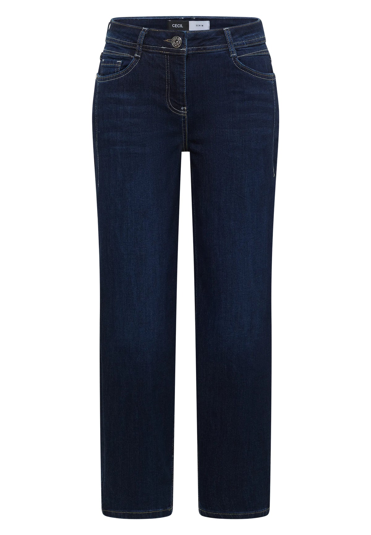 Cecil – Cecil Damen High Waist Barrel Leg Jeans