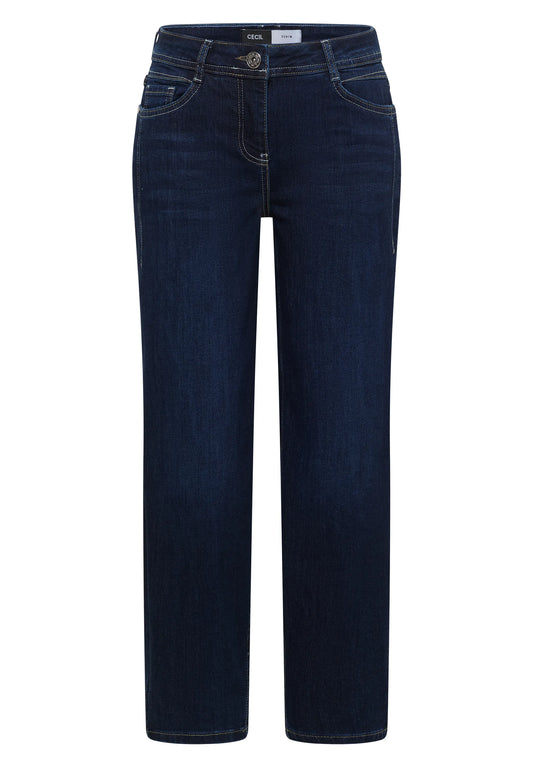 Cecil – Cecil Damen High Waist Barrel Leg Jeans