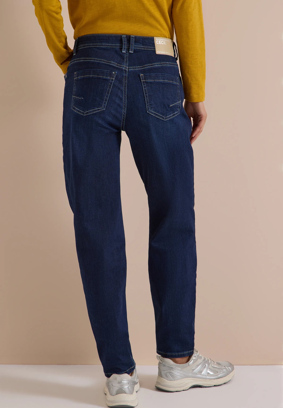 Cecil – Cecil Damen High Waist Barrel Leg Jeans