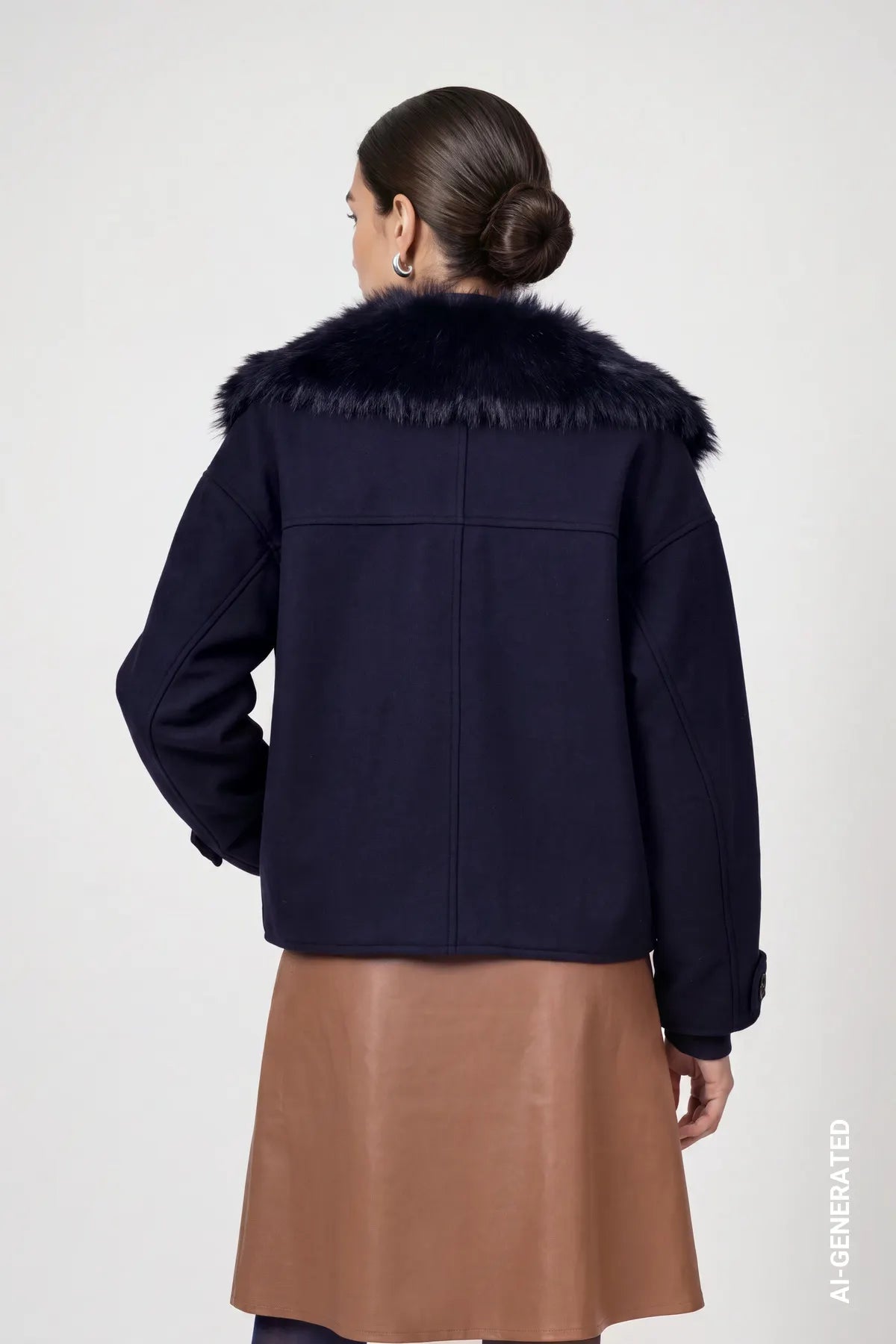 Monari – Monari Damen Jacke mit Wolloptik