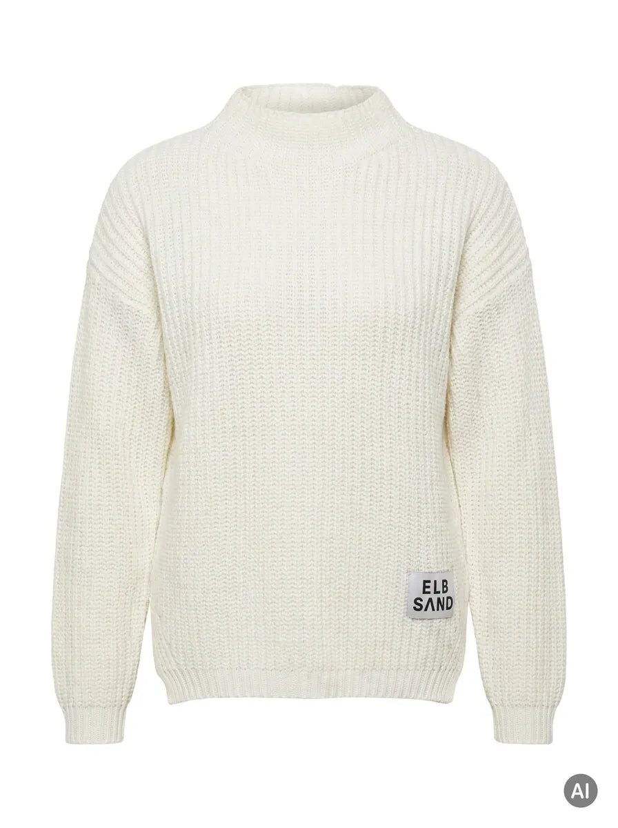 Elbsand Damen Strickpullover Oana