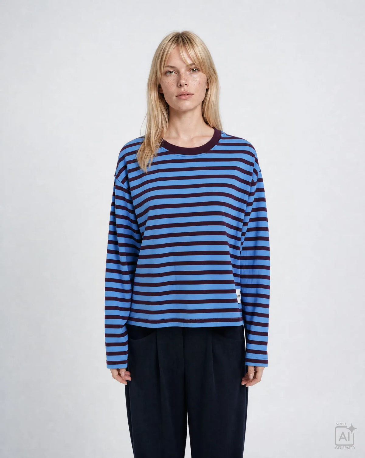 Smith & Soul Damen Sweatshirt Soul Studio Striped