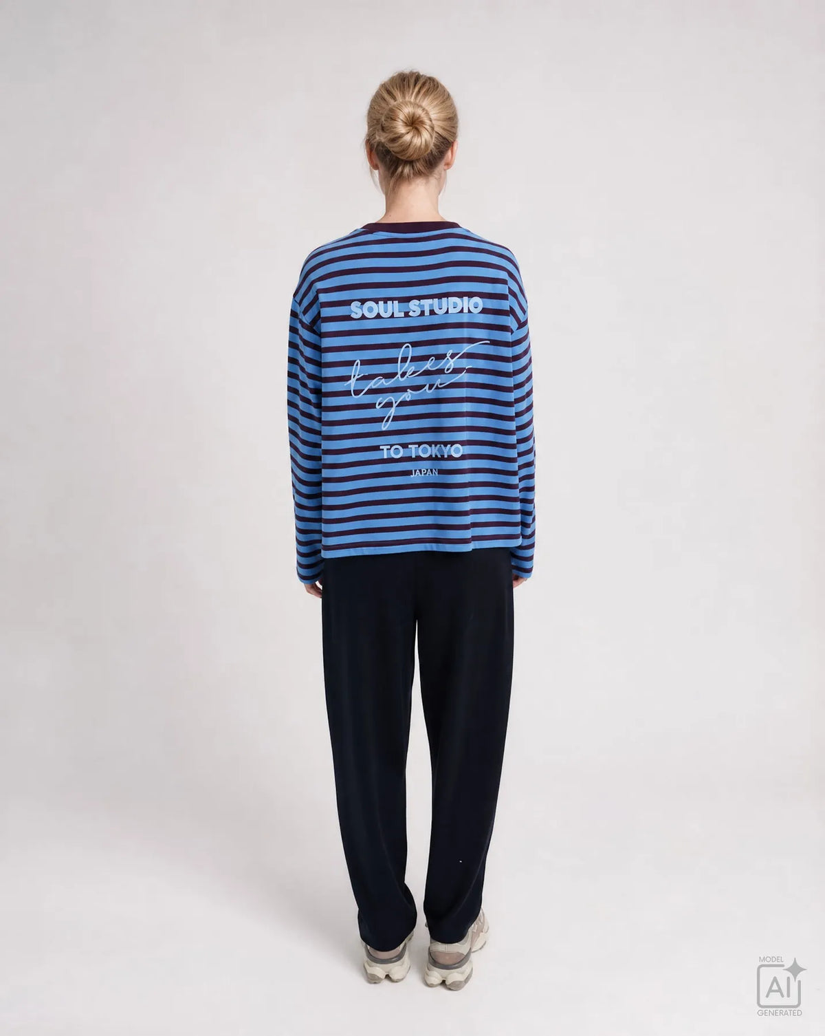 Smith & Soul Damen Sweatshirt Soul Studio Striped