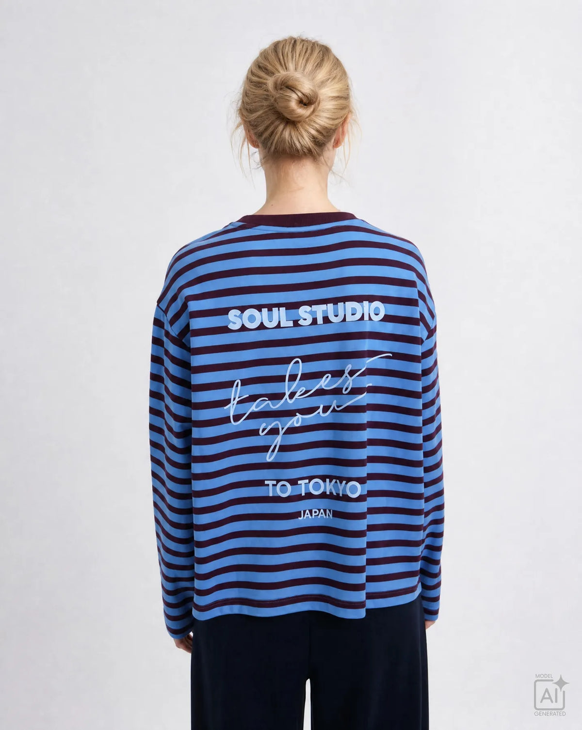 Smith & Soul Damen Sweatshirt Soul Studio Striped