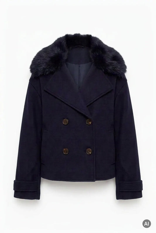 Monari – Monari Damen Jacke mit Wolloptik