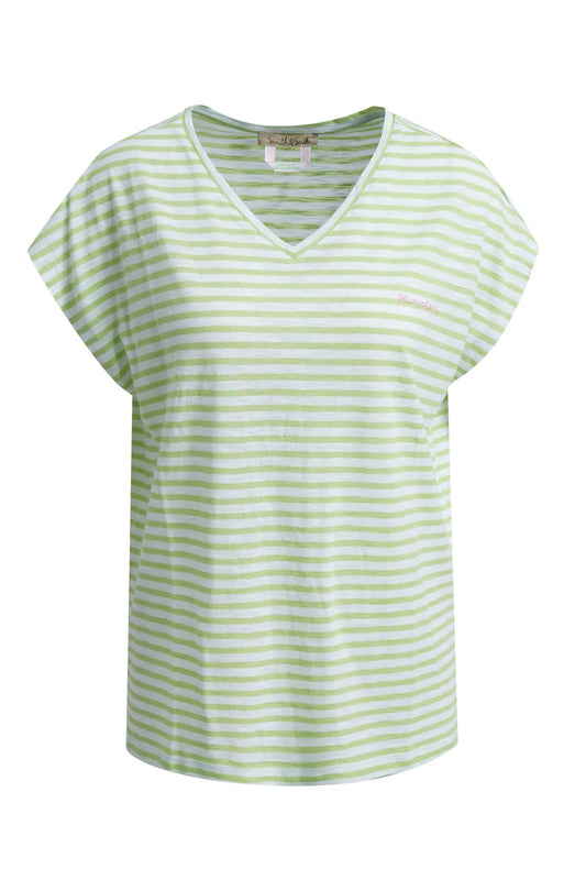 Smith&Soul Damen Oversize V-neck T-shirt
