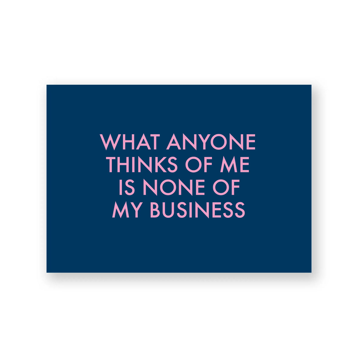 1730 Hamburg – Postkarte, None of my Business