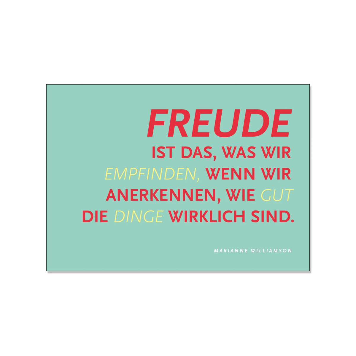 1730 Hamburg – Postkarte, Freude