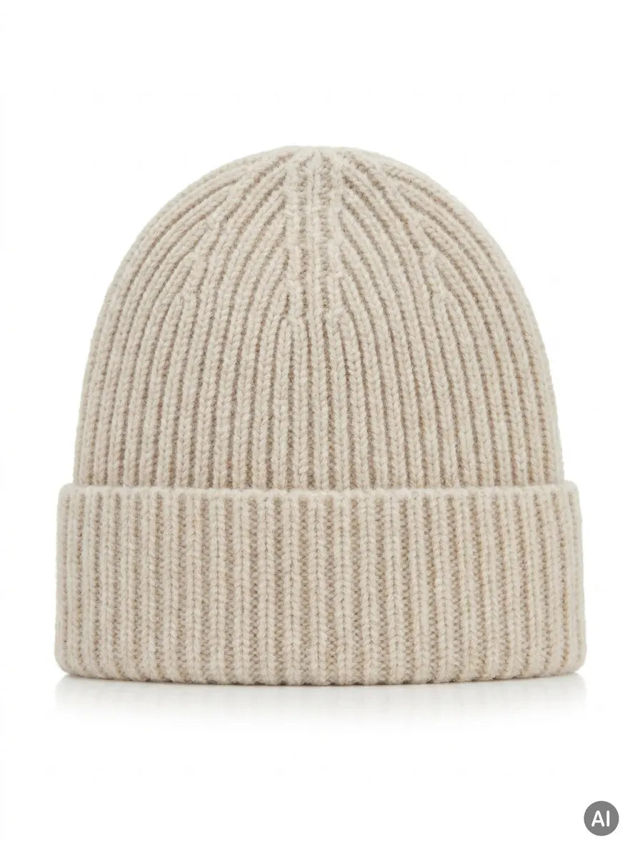 Kurt Kölln – Zwillingsherz Damen Beanie Beige Kaschmir