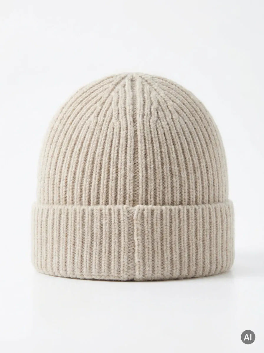 Kurt Kölln – Zwillingsherz Damen Beanie Beige Kaschmir