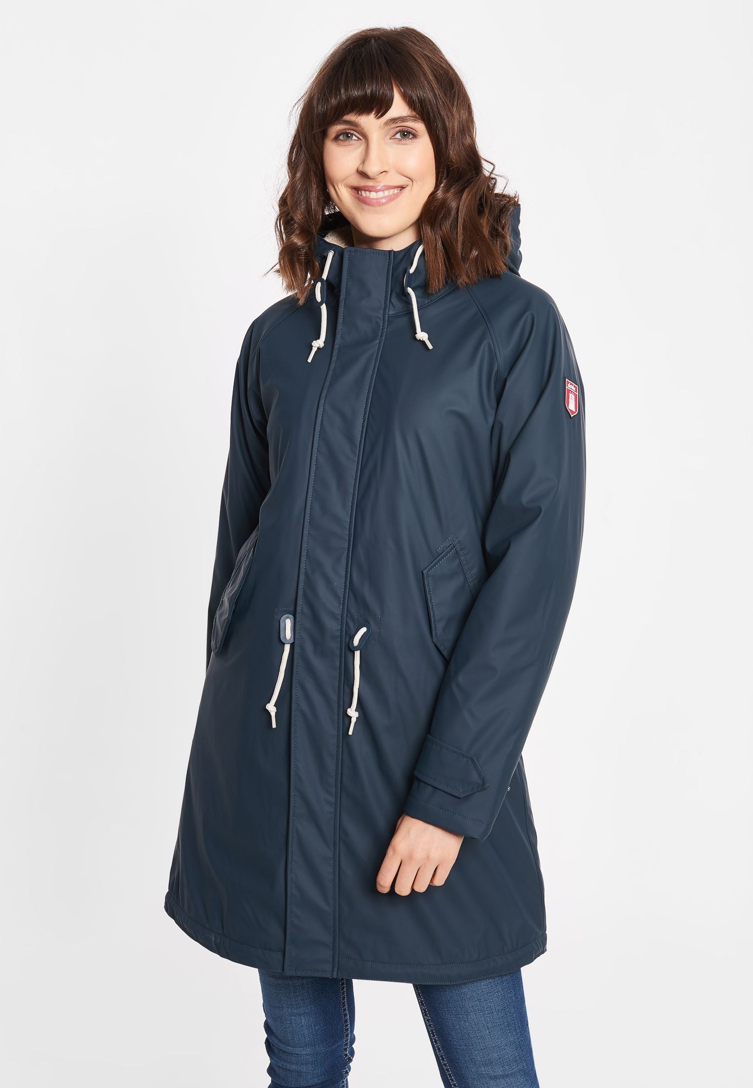 derbe Damen Winterjacke Friese_Tidaholm blau