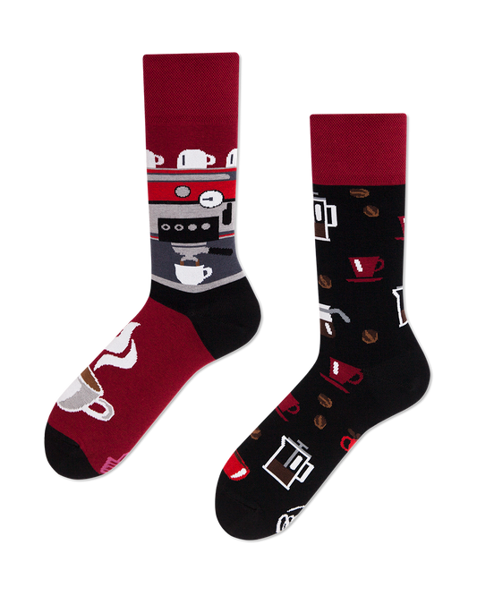 Many Mornings Unisex Socken Dark Espresso