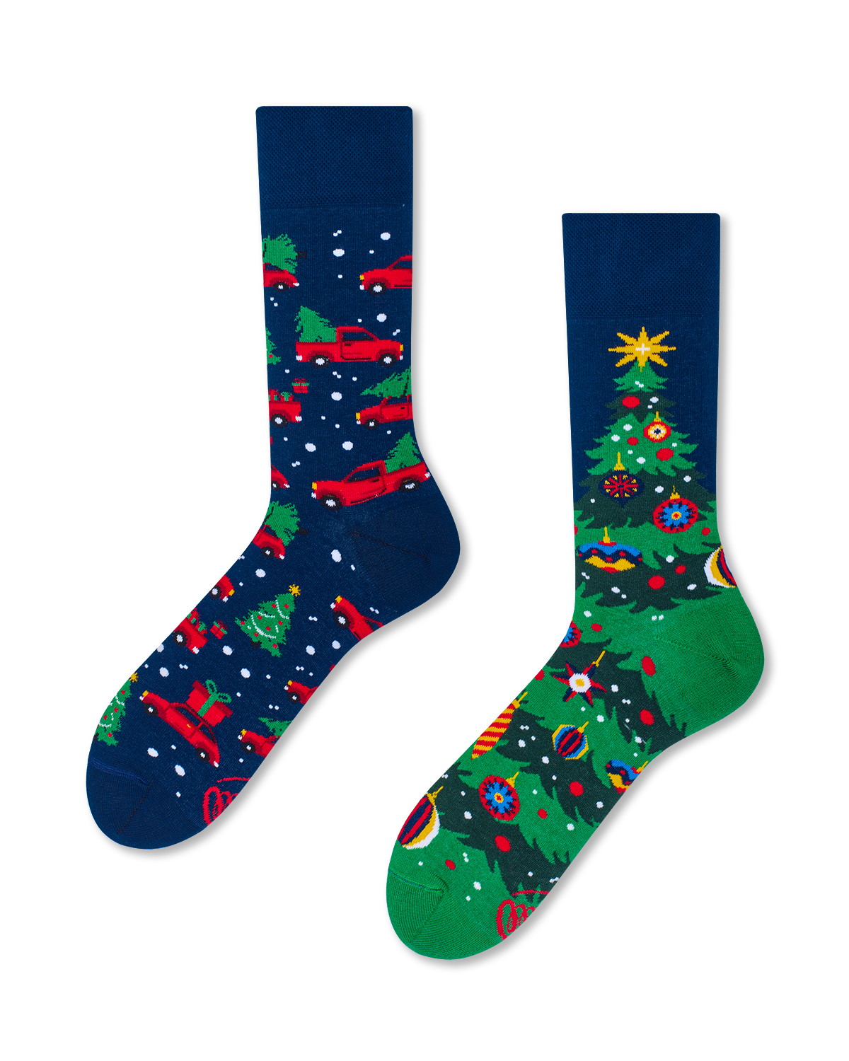 Many Mornings Herren Socken X-Mas Tree