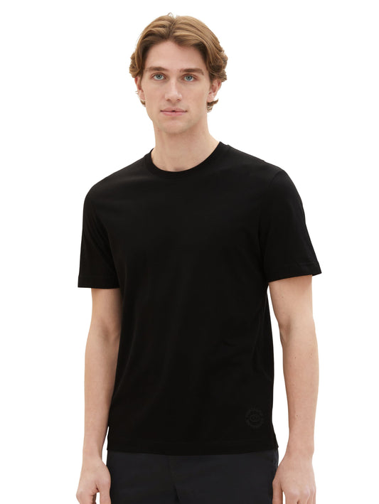 Tom Tailor Herren Basic T-Shirt im Doppelpack