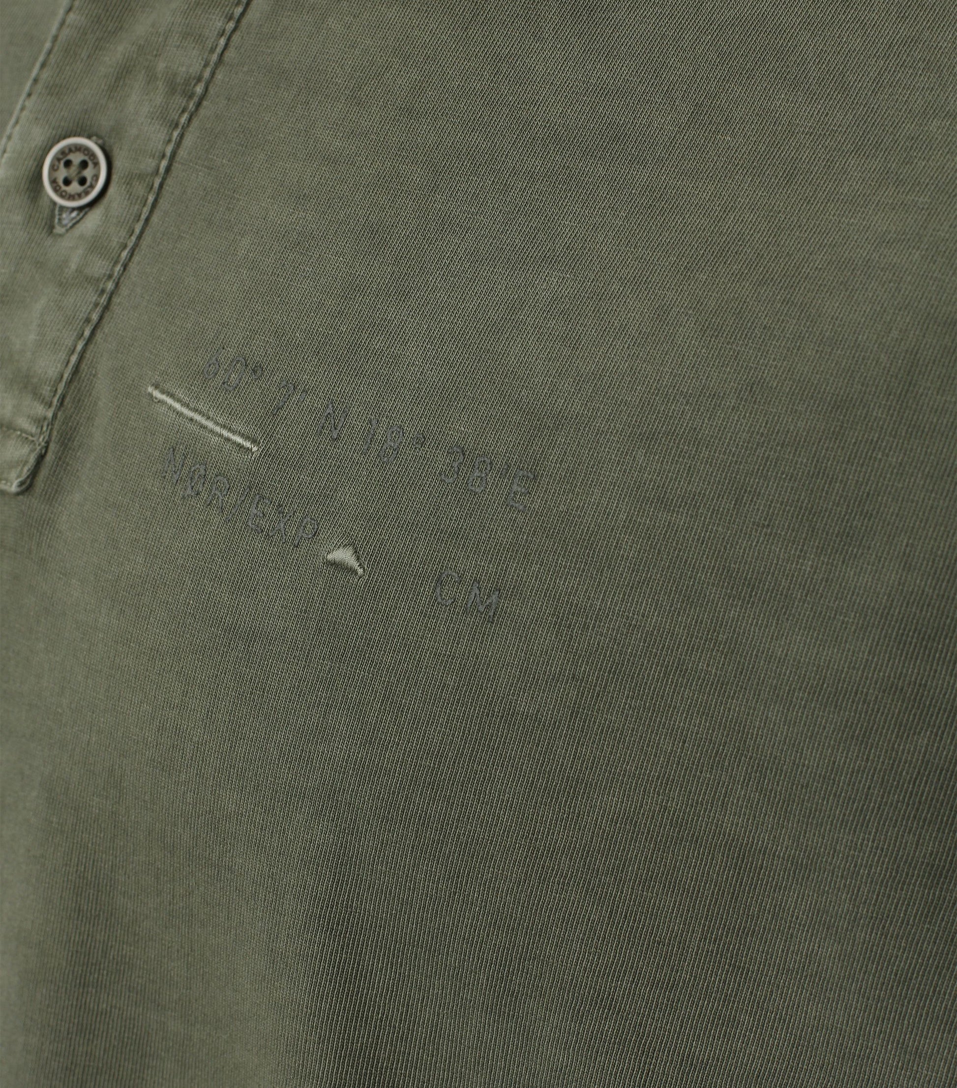 Casa Moda Herren Polo-Shirt Langarm grün