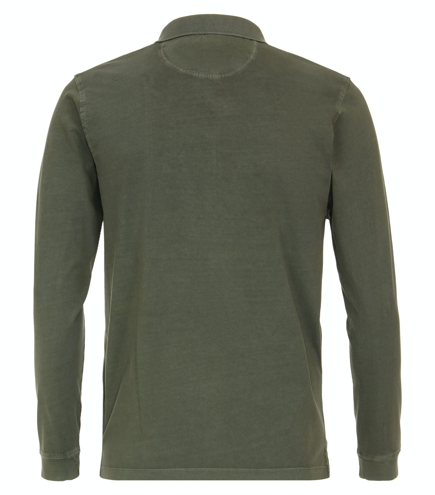 Casa Moda Herren Polo-Shirt Langarm grün