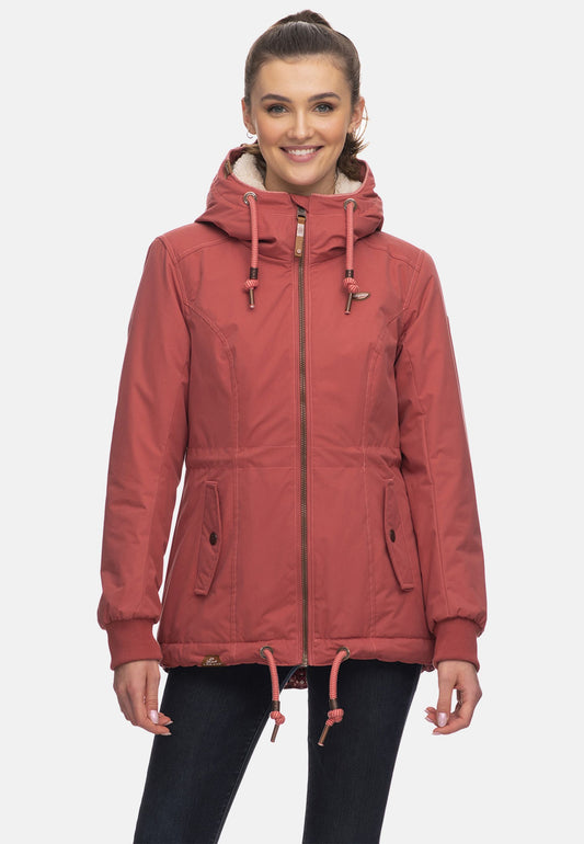 Ragwear Damen Jacke DANKKA rot