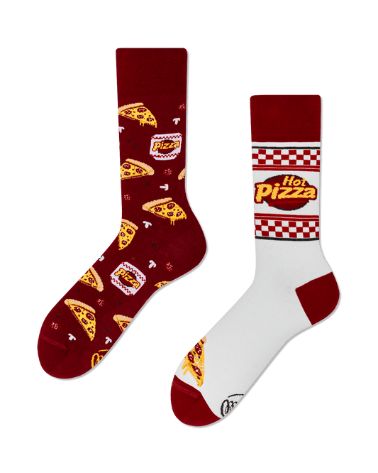 Many Mornings Socken Pizza Slice