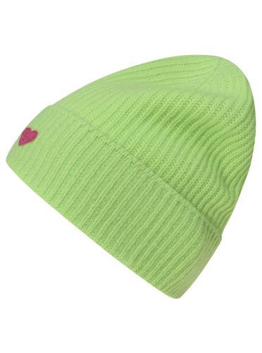 Zwillingsherz Damen Mütze 3P Ribbon Beanie Patch Heart