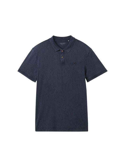 Poloshirt mit Logo Stickerei XXXL blau