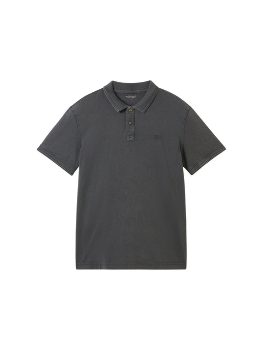 Poloshirt mit Logo Stickerei XXXL schwarz