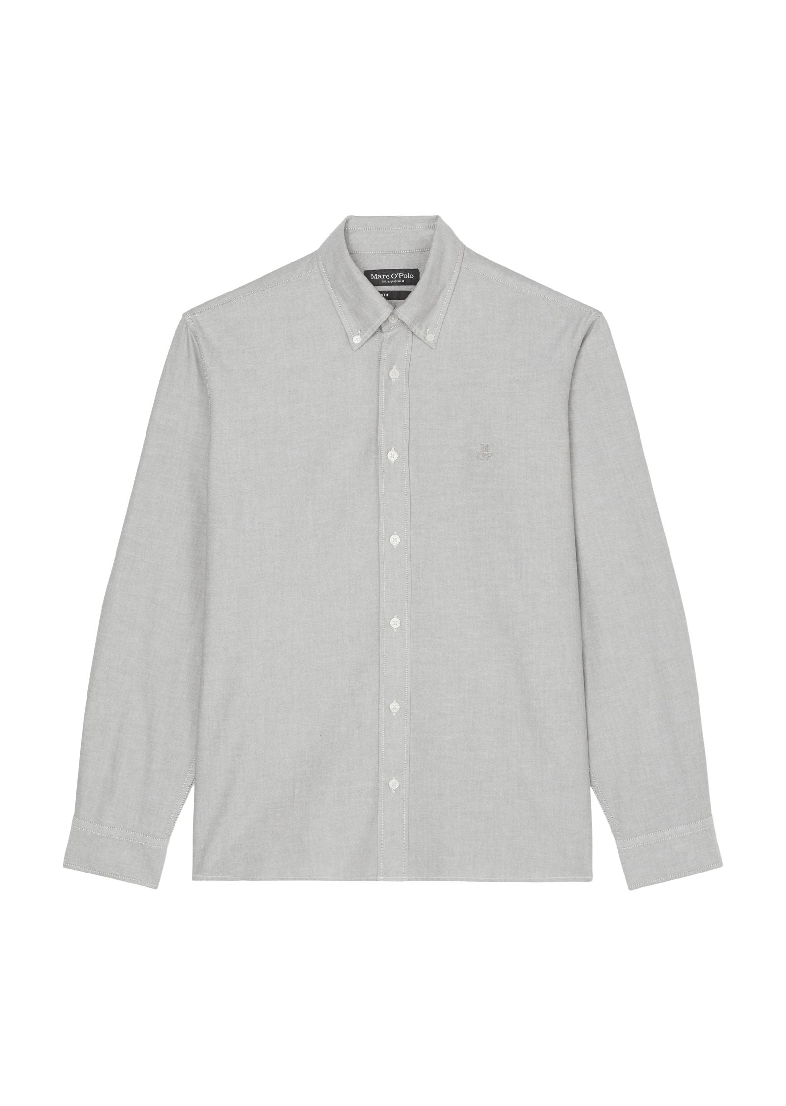 Button down collar, long sleeves, round hem 3XL grün