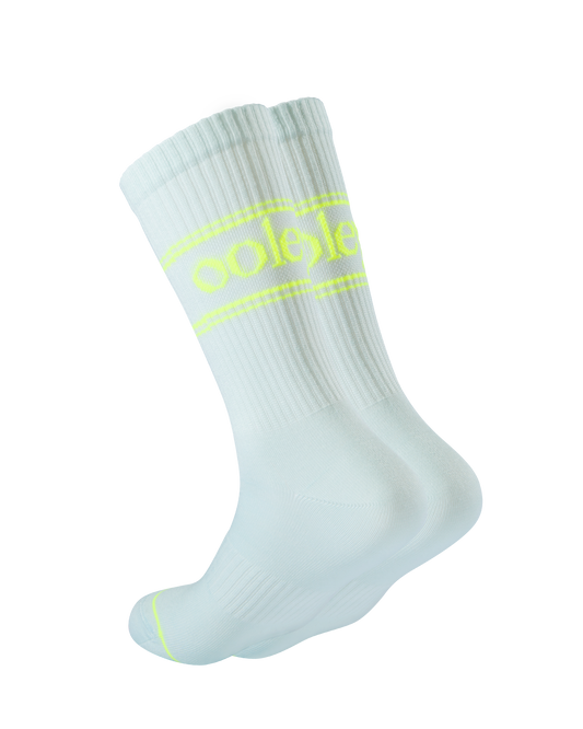 ooley Damen Socken Pastel Neon Lemon