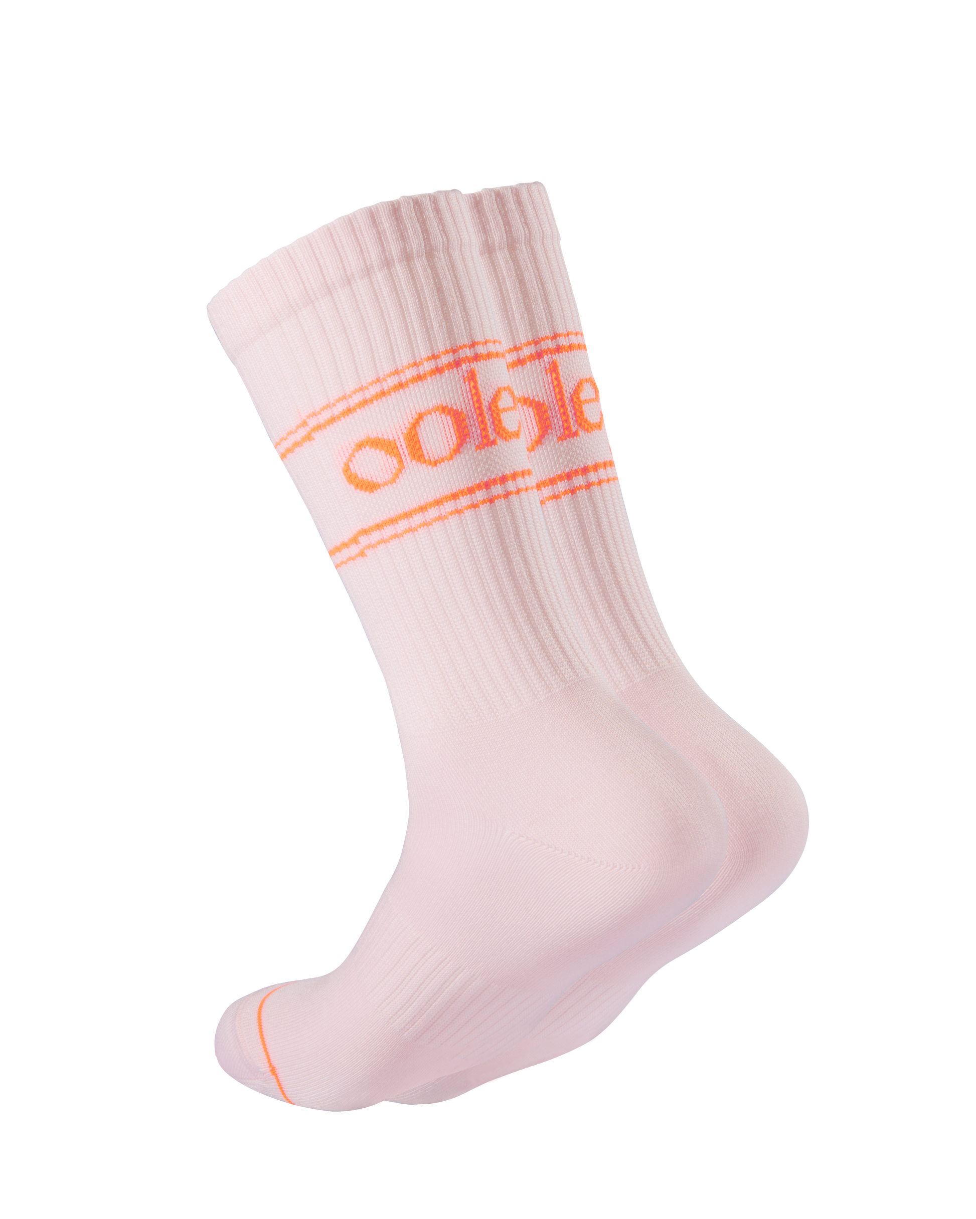 ooley Damen Socken Pastel Neon Flamingo orange