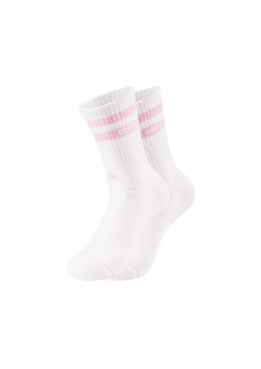 ooley Damen Socken Streetmood Ivory Rose weiß